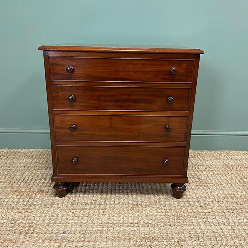 Small Mahogany Antique Chest of Drawers (1 of 8)