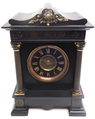 Amazing French Slate 8 Day Striking Heavy Quality Mantle Clock (1 of 12) Amazing French Slate 8 Day Striking Heavy Quality Mantle Clock (1 of 12)