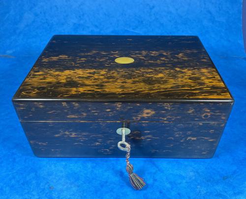 Victorian Coromandel Box with Mother of Pearl Escutcheons (1 of 14) Victorian Coromandel Box with Mother of Pearl Escutcheons (1 of 14)