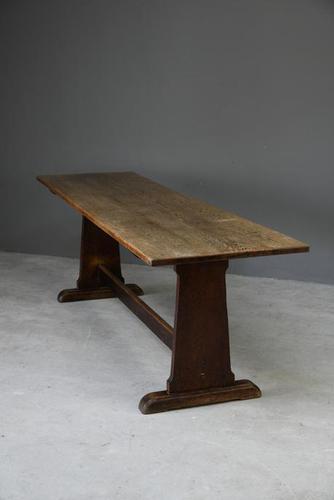 Early 20th Century Oak Refectory Table (1 of 10)