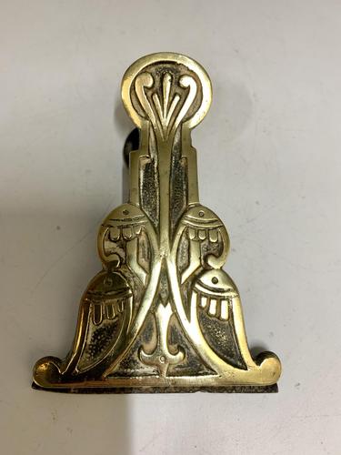 Antique Brass Document Clip circa 1870 (1 of 6)