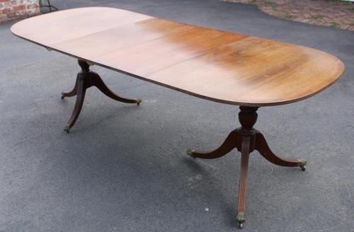 1920s Mahogany Dend Dining Table with 2 Leaves (1 of 3)