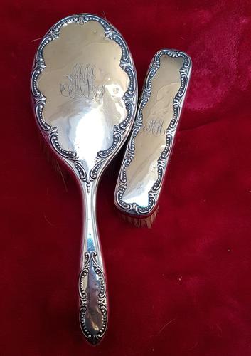 Solid Silver Dressing Table Brush Set (1 of 4)