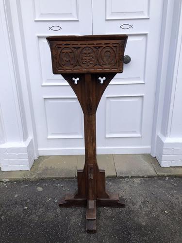 Victorian Oak Church Lectern c.1870 - Ecclesiastical Wedding Interest (1 of 16)