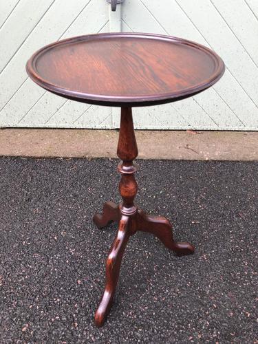 Antique Oak Tripod Wine Table (1 of 6)