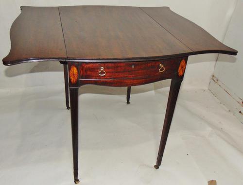 Hepplewhite Mahogany Butterfly Pembroke Table (1 of 8) Hepplewhite Mahogany Butterfly Pembroke Table (1 of 8)