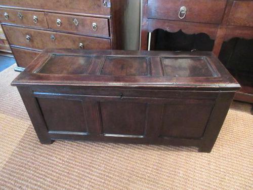 George I Period Oak Six Plank Coffer (1 of 10) George I Period Oak Six Plank Coffer (1 of 10)