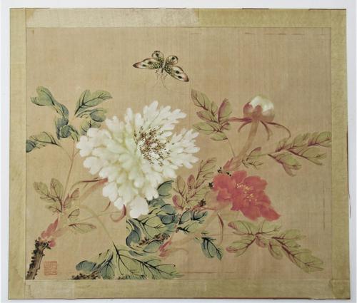Chinese Watercolour on Silk, Lignan School, Early 20th Century, Unframed (1 of 6) Chinese Watercolour on Silk, Lignan School, Early 20th Century, Unframed (1 of 6)