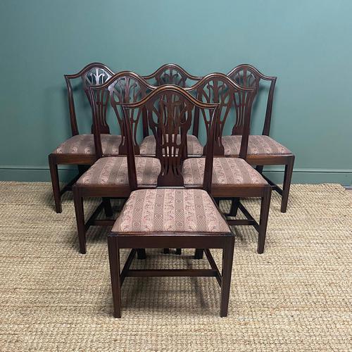 Set of Six Georgian Mahogany Antique Dining Chairs (1 of 9) Set of Six Georgian Mahogany Antique Dining Chairs (1 of 9)