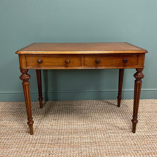 Quality Heal & Son Victorian Mahogany Antique Writing Table (1 of 8)