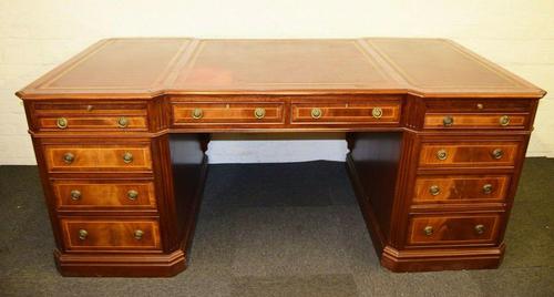 Huge Antique Design Mahogany Partners Desk (1 of 12)