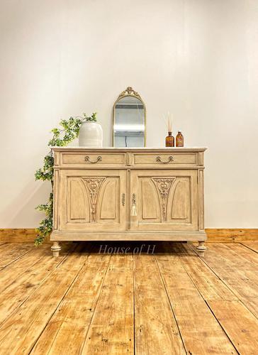 French Antique Style Marble Sideboard / Cupboard / Washstand (1 of 7)