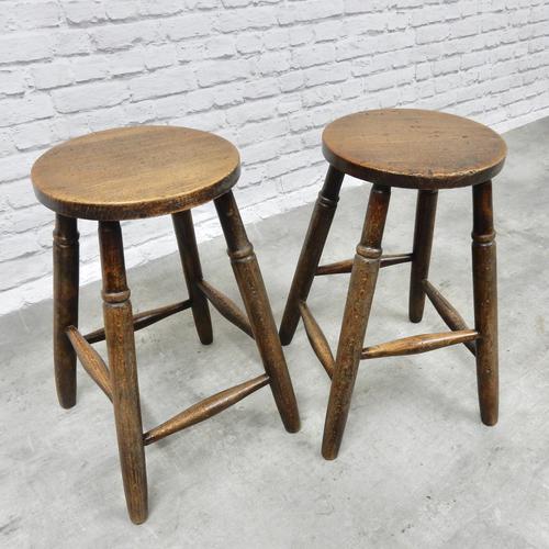 Pair of 19th Century Stools (1 of 4) Pair of 19th Century Stools (1 of 4)