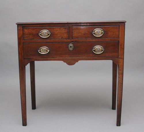 Early 19th Century Oak Side Table (1 of 9)