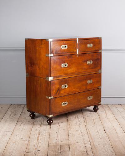 Early 19th Century Mahogany Campaign Chest (1 of 4)