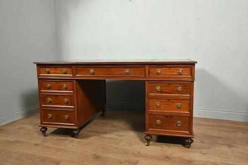 Antique Victorian Partners Desk by Druce & Co (1 of 5)