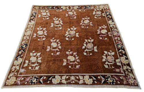 Antique Chinese Baotou-Suiyuan Rug (1 of 6) Antique Chinese Baotou-Suiyuan Rug (1 of 6)