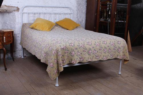 Fashionably Simple French All Iron King Sizno End Bed (1 of 6)