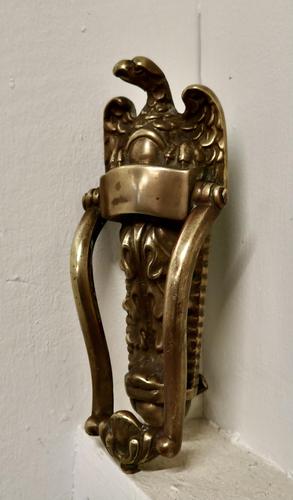 Large Victorian Brass Eagle Door Knocker (1 of 5) Large Victorian Brass Eagle Door Knocker (1 of 5)