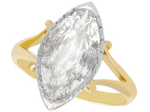 2.35ct Diamond & 18ct Yellow Gold Solitaire Ring - Antique c.1900 (1 of 9) 2.35ct Diamond & 18ct Yellow Gold Solitaire Ring - Antique c.1900 (1 of 9)