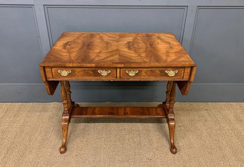 Good Burr Walnut Sofa Table c.1900 (1 of 19)