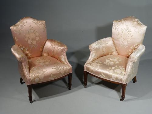 Most Elegant Pair of Late 19th Century Boudoir or Drawing Room Chairs (1 of 6) Most Elegant Pair of Late 19th Century Boudoir or Drawing Room Chairs (1 of 6)