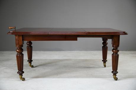 Victorian Extending Wind Out Mahogany Dining Table (1 of 11)