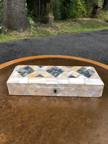 Antique Mother of Pearl Box (1 of 8)