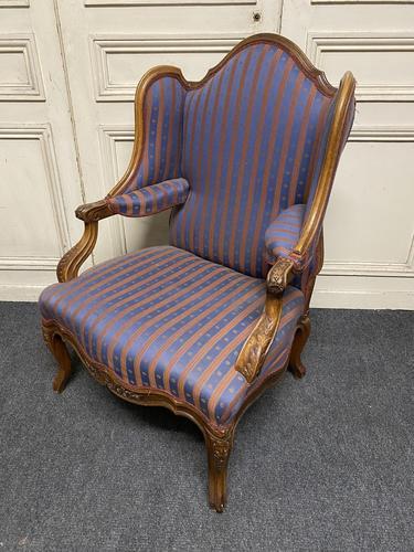 Comfortable French Wing Armchair (1 of 15) Comfortable French Wing Armchair (1 of 15)