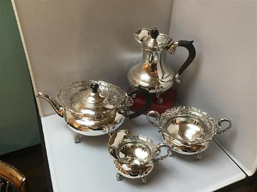 Solid Silver Edwardian Tea Set (1 of 9)