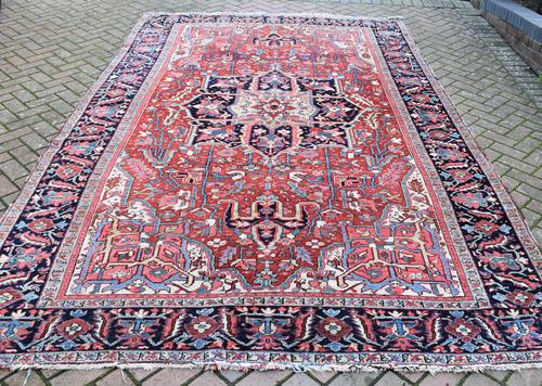 Antique Heriz Carpet 366x228cm (1 of 10)