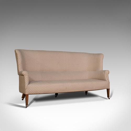 Antique Wing Sofa, English, Settee, Quality, High Back, Mahogany, Edwardian (1 of 12) Antique Wing Sofa, English, Settee, Quality, High Back, Mahogany, Edwardian (1 of 12)