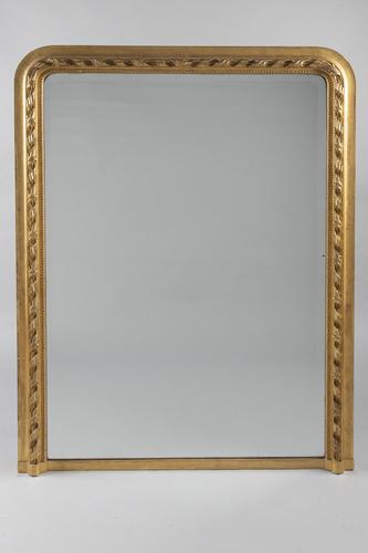 Large 19th Century French Gilt Overmantle Mirror (1 of 6) Large 19th Century French Gilt Overmantle Mirror (1 of 6)