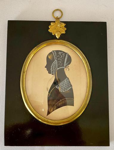 Mid Victorian Silhouette. c1870. (1 of 5)