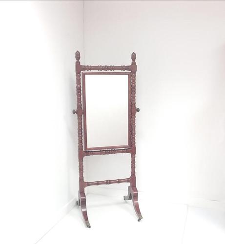 Antique Victorian Cheval Mirror (1 of 5)