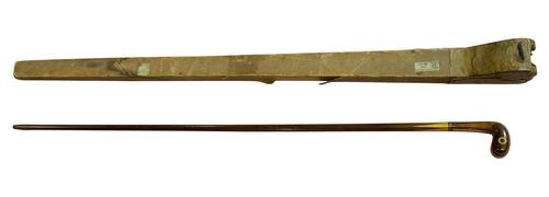 Vintage Inlaid Specimen Wood Cane of " Bird's Eye" (1 of 6) Vintage Inlaid Specimen Wood Cane of " Bird's Eye" (1 of 6)