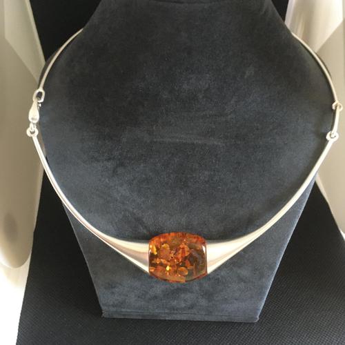 Lapponia Sterling Silver & Amber Necklace (1 of 4) Lapponia Sterling Silver & Amber Necklace (1 of 4)