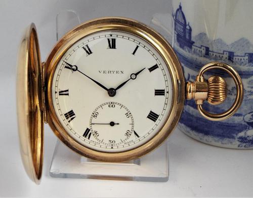 Antique Vertex Full Hunter Pocket Watch (1 of 6) Antique Vertex Full Hunter Pocket Watch (1 of 6)