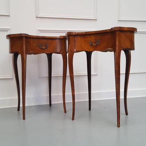 Pair of Kingwood Side Tables c.1930 (1 of 9)