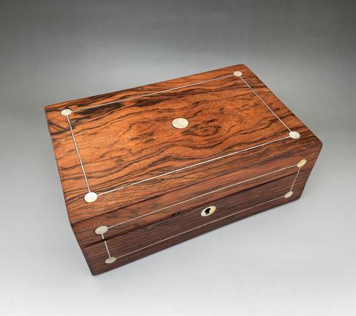 Lovely Victorian Mother-of-pearl Inlay Jewel Box (1 of 5) Lovely Victorian Mother-of-pearl Inlay Jewel Box (1 of 5)