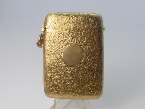 9ct Gold Vesta (1 of 8) 9ct Gold Vesta (1 of 8)