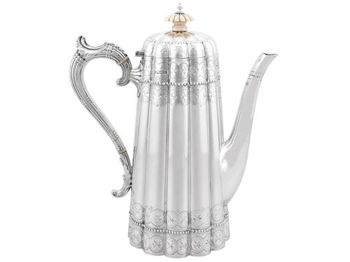 Sterling Silver Coffee Pot - Antique Victorian 1895 (1 of 12) Sterling Silver Coffee Pot - Antique Victorian 1895 (1 of 12)