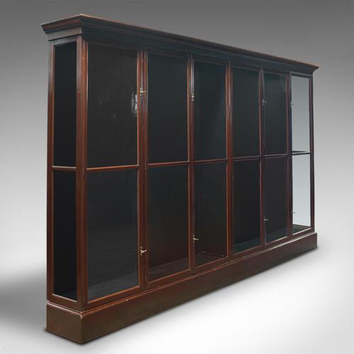 Huge Antique Shop Cabinet, English, Retail Display Showcase, Victorian c.1900 (1 of 10)