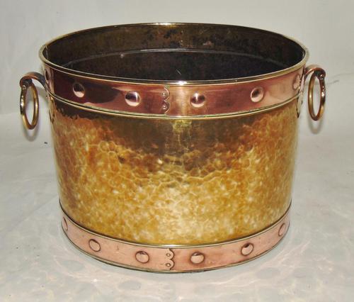 Victorian Copper & Brass Log Bin (1 of 5) Victorian Copper & Brass Log Bin (1 of 5)
