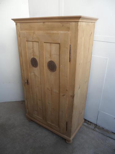 Victorian 1 Door Antique Pine Kitchen / Storage Cupboard to wax / paint (1 of 8)