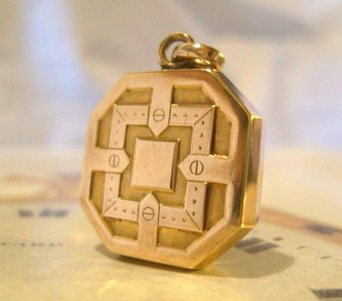 Antique Pocket Watch Chain Fob 1890s Victorian 10ct Rose Gold Filled Large Puffy Fob (1 of 8) Antique Pocket Watch Chain Fob 1890s Victorian 10ct Rose Gold Filled Large Puffy Fob (1 of 8)
