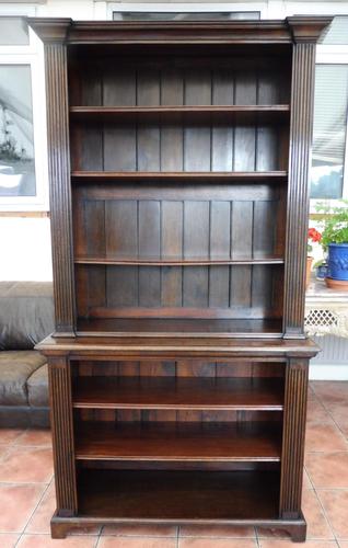 Waring & Gillow oak bookcase 1910 splits into 2 (1 of 10) Waring & Gillow oak bookcase 1910 splits into 2 (1 of 10)