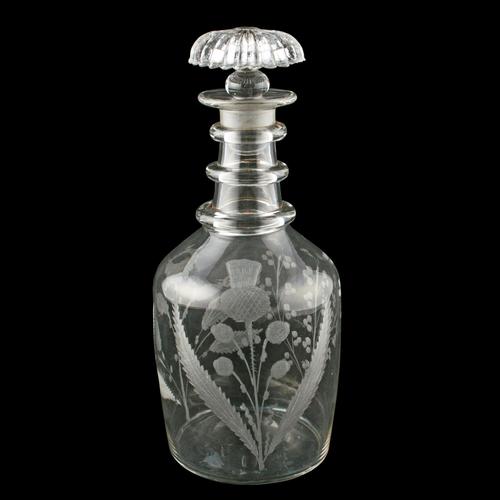Georgian Open Mould Blown Decanter (1 of 7) Georgian Open Mould Blown Decanter (1 of 7)