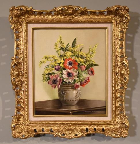 Oil Painting by William Johnston "A Floral Study" (1 of 5) Oil Painting by William Johnston "A Floral Study" (1 of 5)