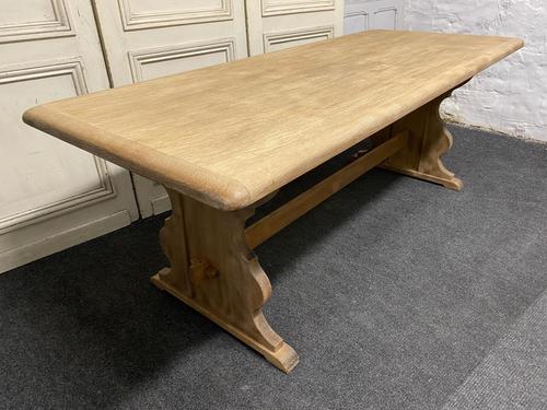 Bleached Oak Refectory Farmhouse Dining Table (1 of 13) Bleached Oak Refectory Farmhouse Dining Table (1 of 13)